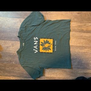 Vans cropped tshirt